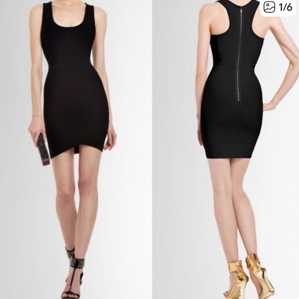 BCBGMaxAzria Black Bodycon Mini Dress